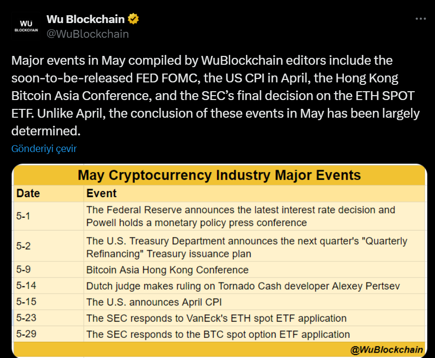 Event in May