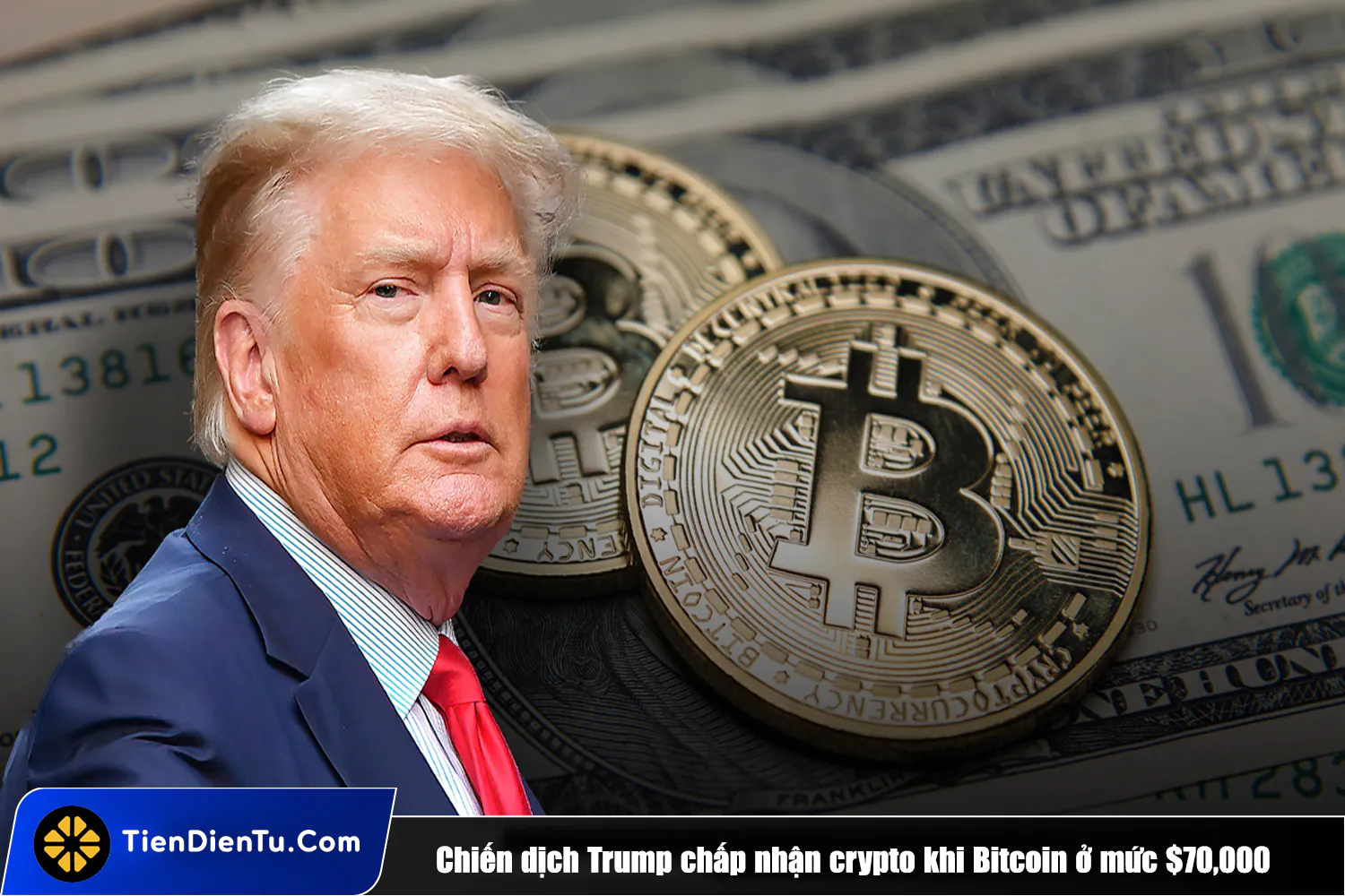 Tiendientu chien dich trump chap nhan crypto