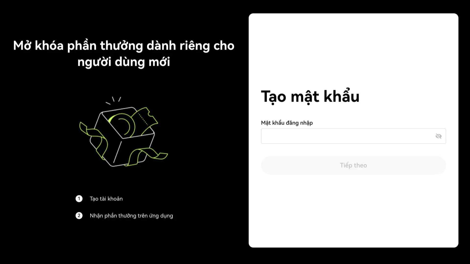 Tạo mật khẩu