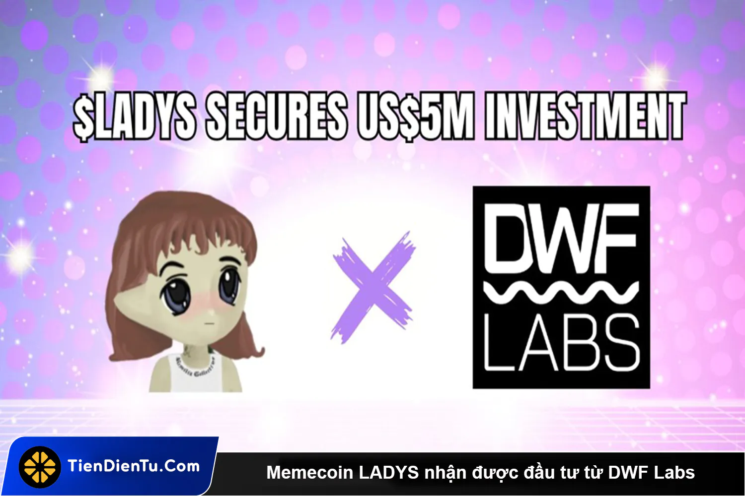 Memecoin LADYS nhan duoc dau tu tu DWF Labs tdt