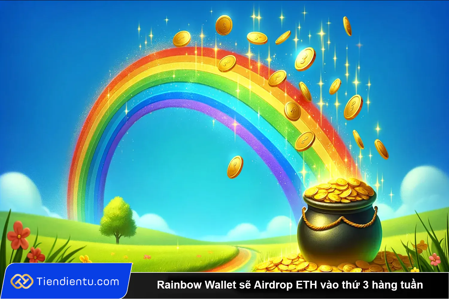 Rainbow Wallet se Airdrop ETH vao thu 3 hang tuan cho nguoi dung