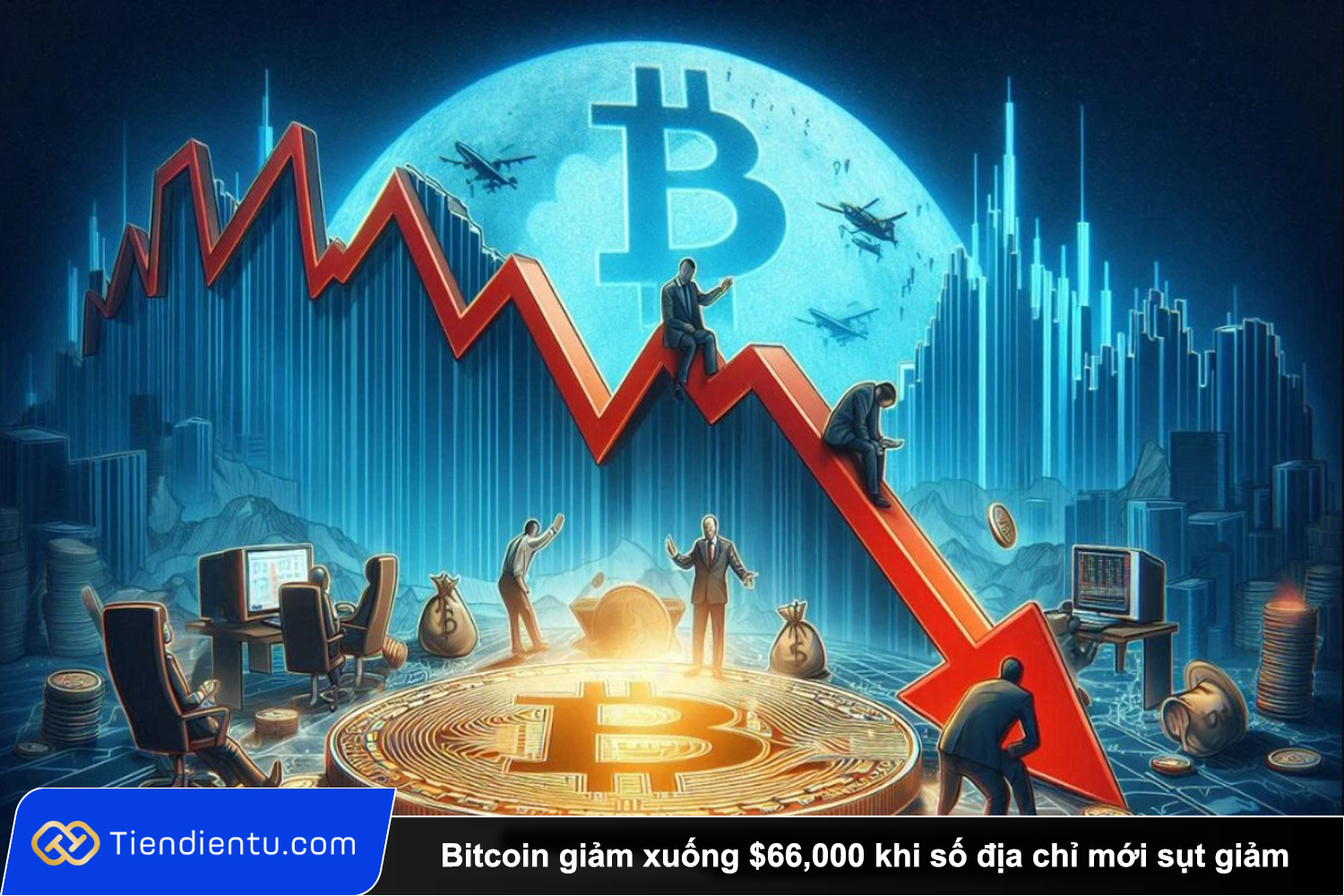 Tiendientu bitcoin so dia chi moi sut giam