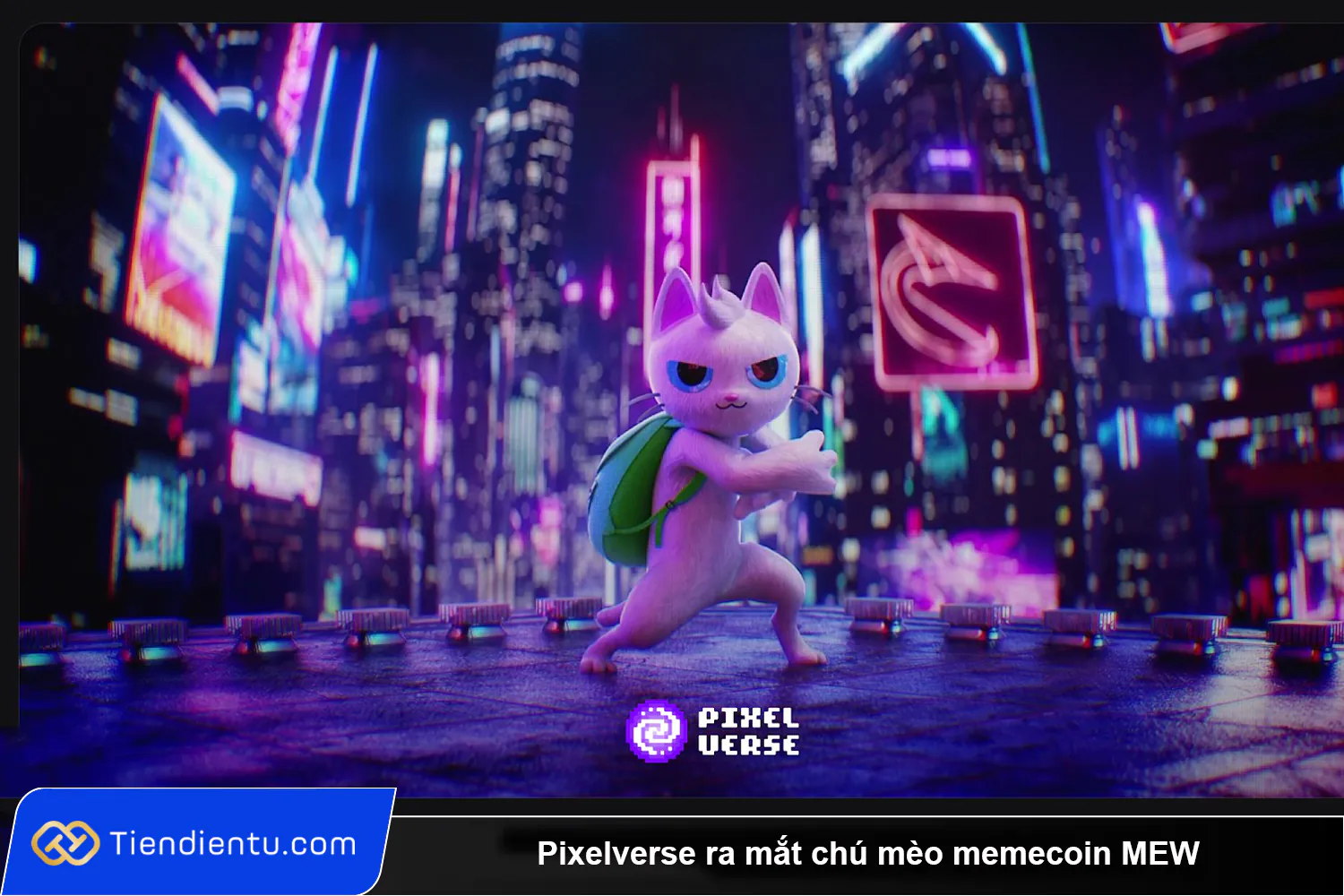 Pixelverse ra mat chu meo memecoin MEW