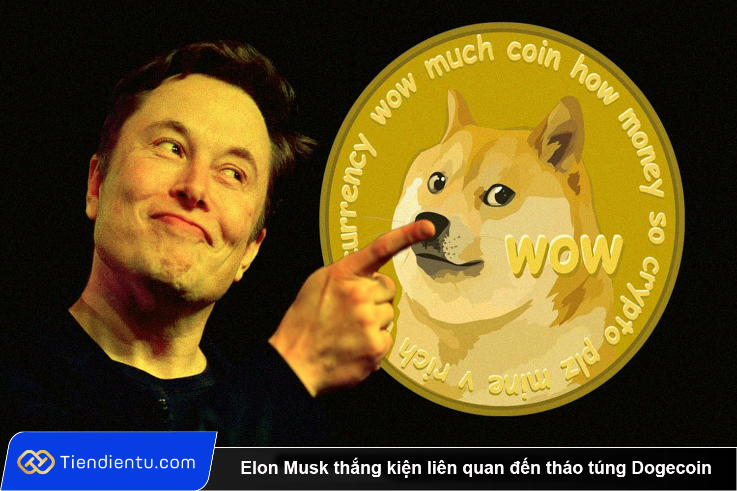 Elon Musk thang kien lien quan den thao tung Dogecoin