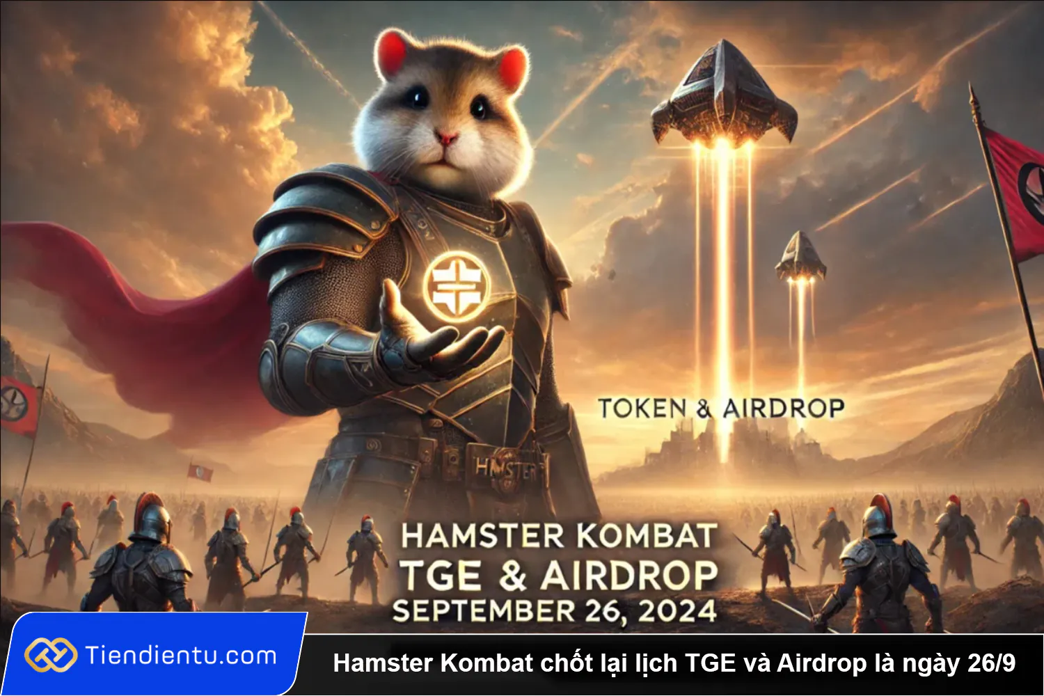 Hamster Kombat chot lai lich TGE va Airdrop la ngay 26 9