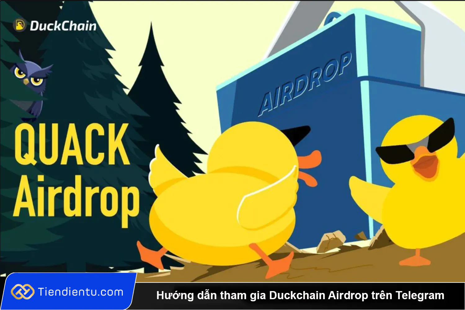 Huong dan tham gia Duckchain Airdrop tren Telegram