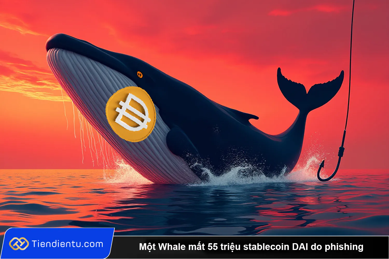 Mot Whale mat 55 trieu stablecoin DAI do phishing