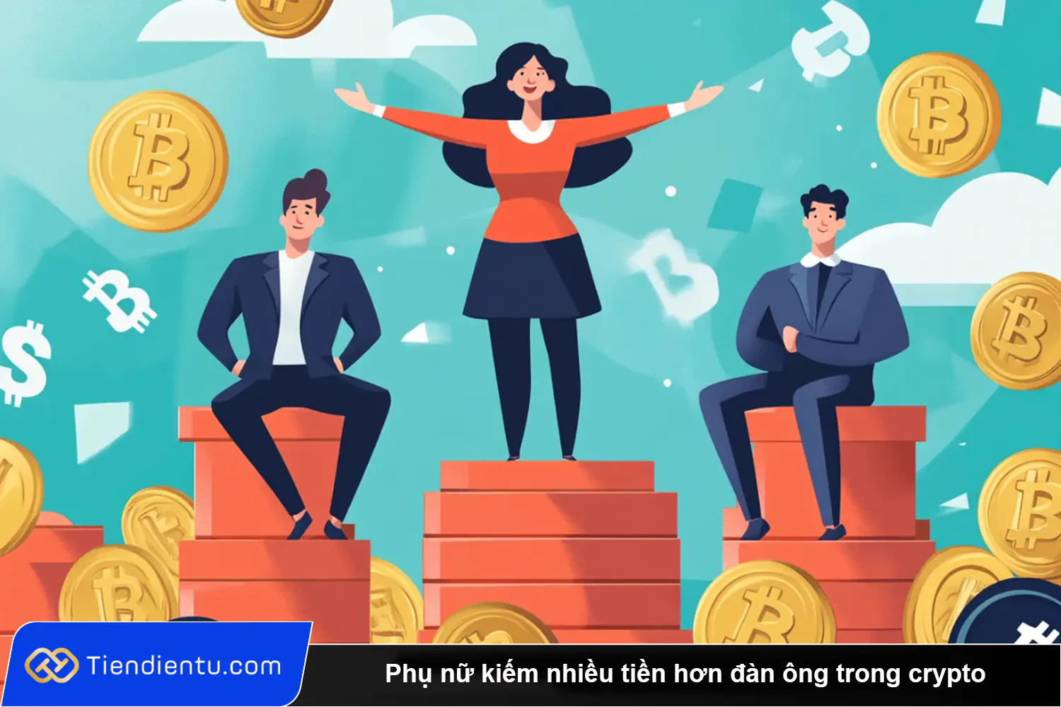 Phu nu kiem nhieu tien hon dan ong trong crypto