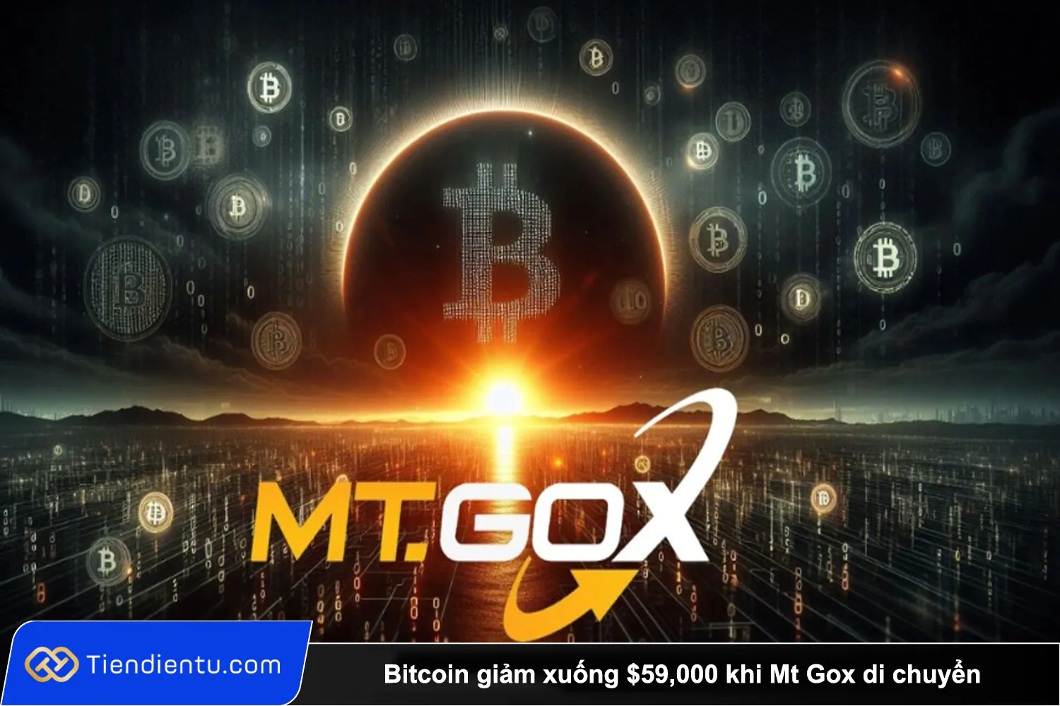 Tiendientu bitcoin giam khi mt gox di chuyen