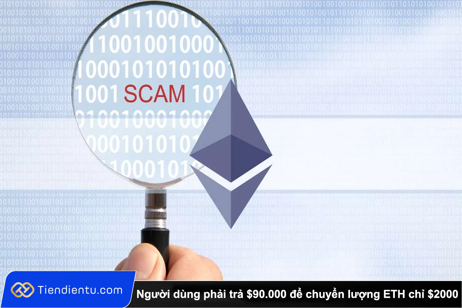 Tiendientu nguoi dung tra 90k usd eth