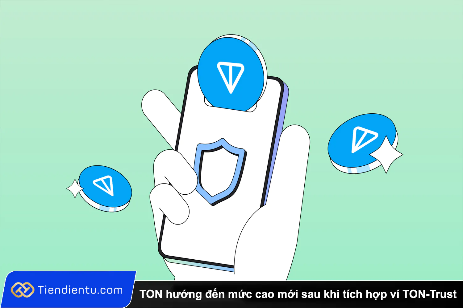 Tiendientu toncoin huong den ath moi