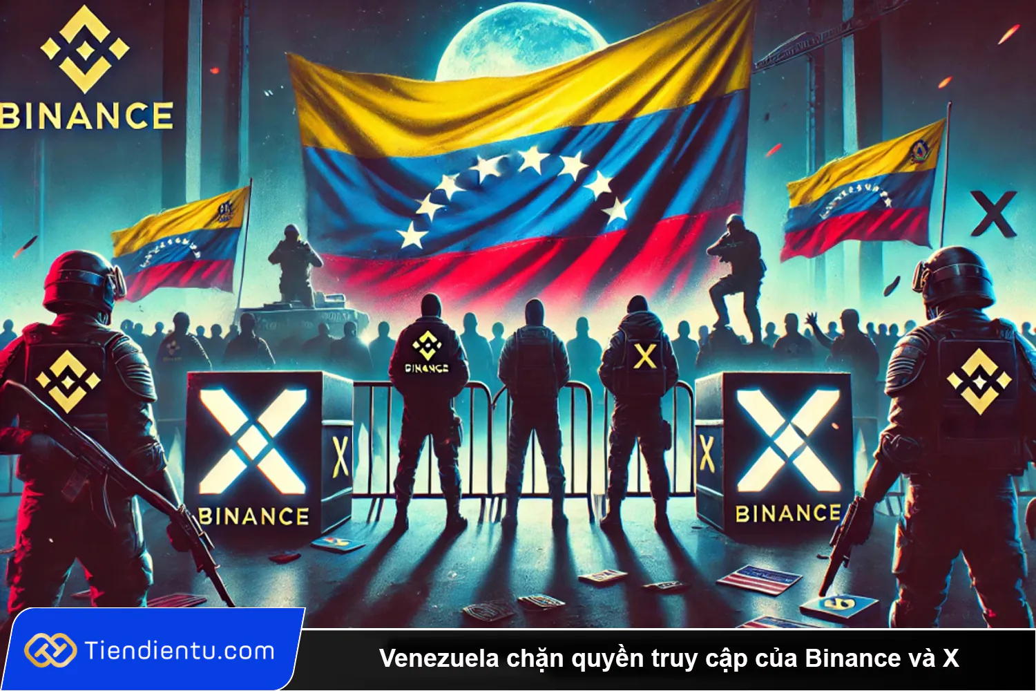 Venezuela chan quyen truy cap cua Binance va X