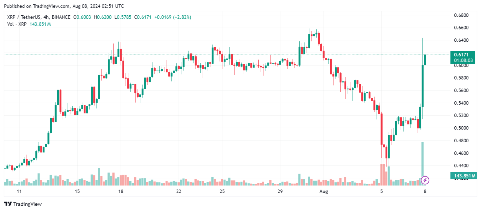 XRP tăng gần 30% sau khi Ripple giành chiến thắng trước SEC