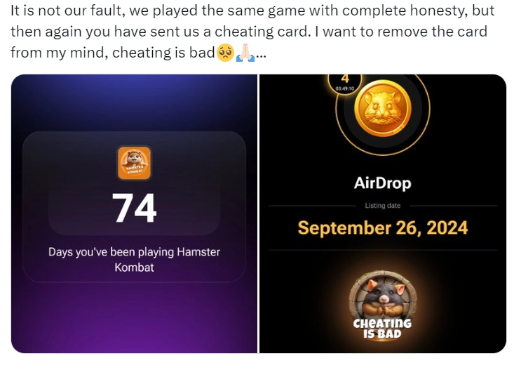 Community Outraged After Hamster Kombat Announces Airdrop