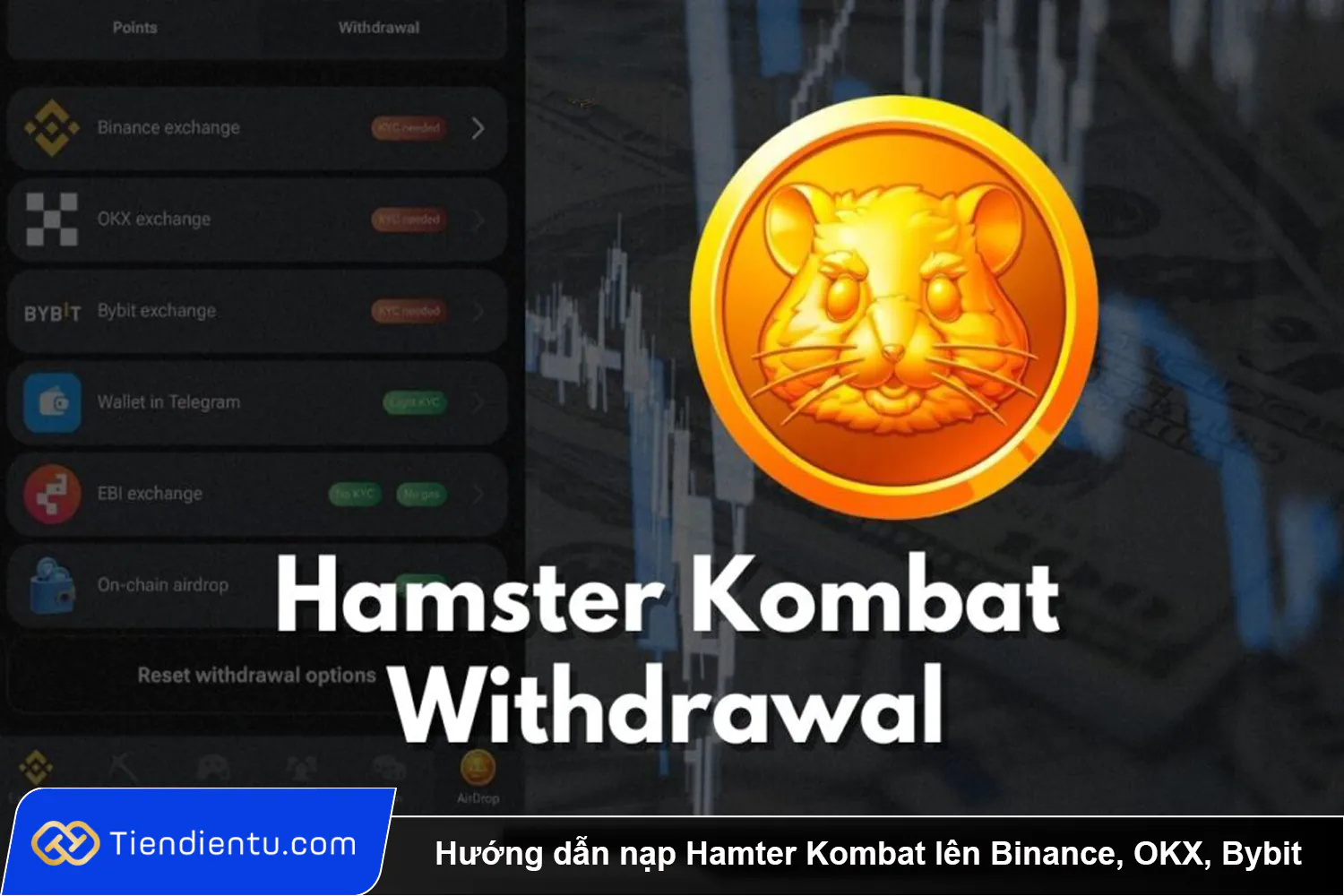 Huong dan nap Hamter Kombat HMSTR len Binance OKX Bybit