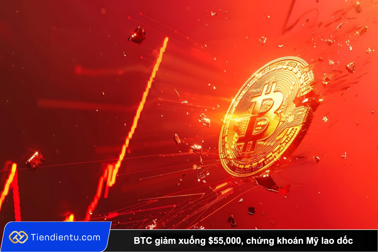 Tiendientu bitcoin giam xuong 55k chung khoan my