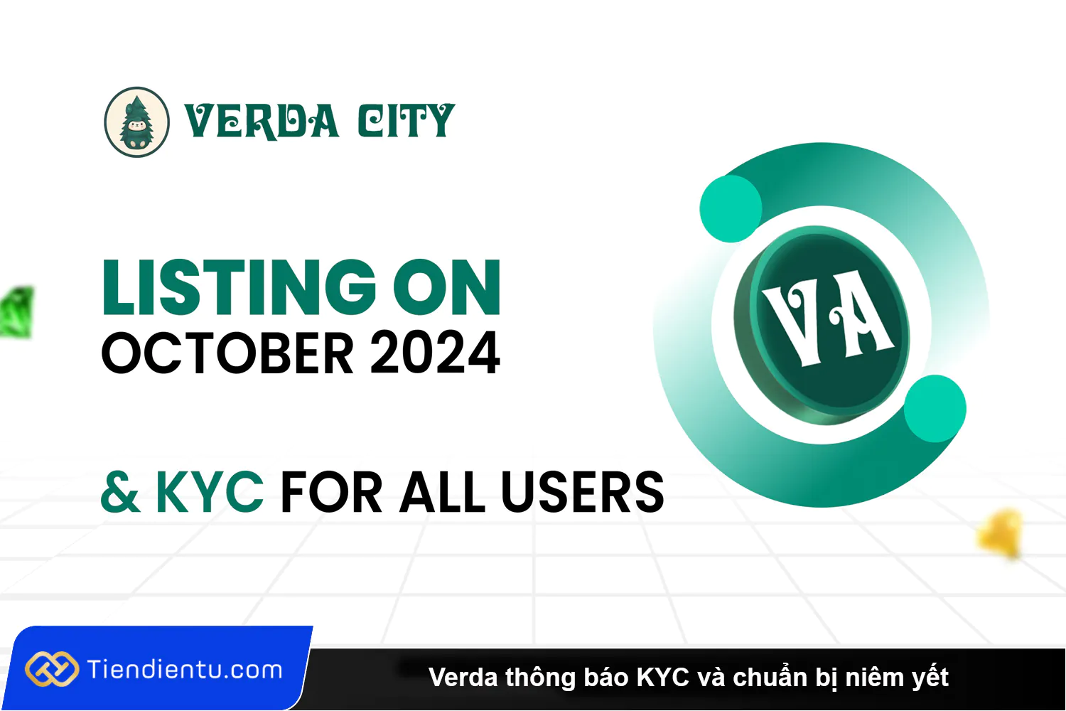 Verda thong bao KYC va chuan bi niem yet