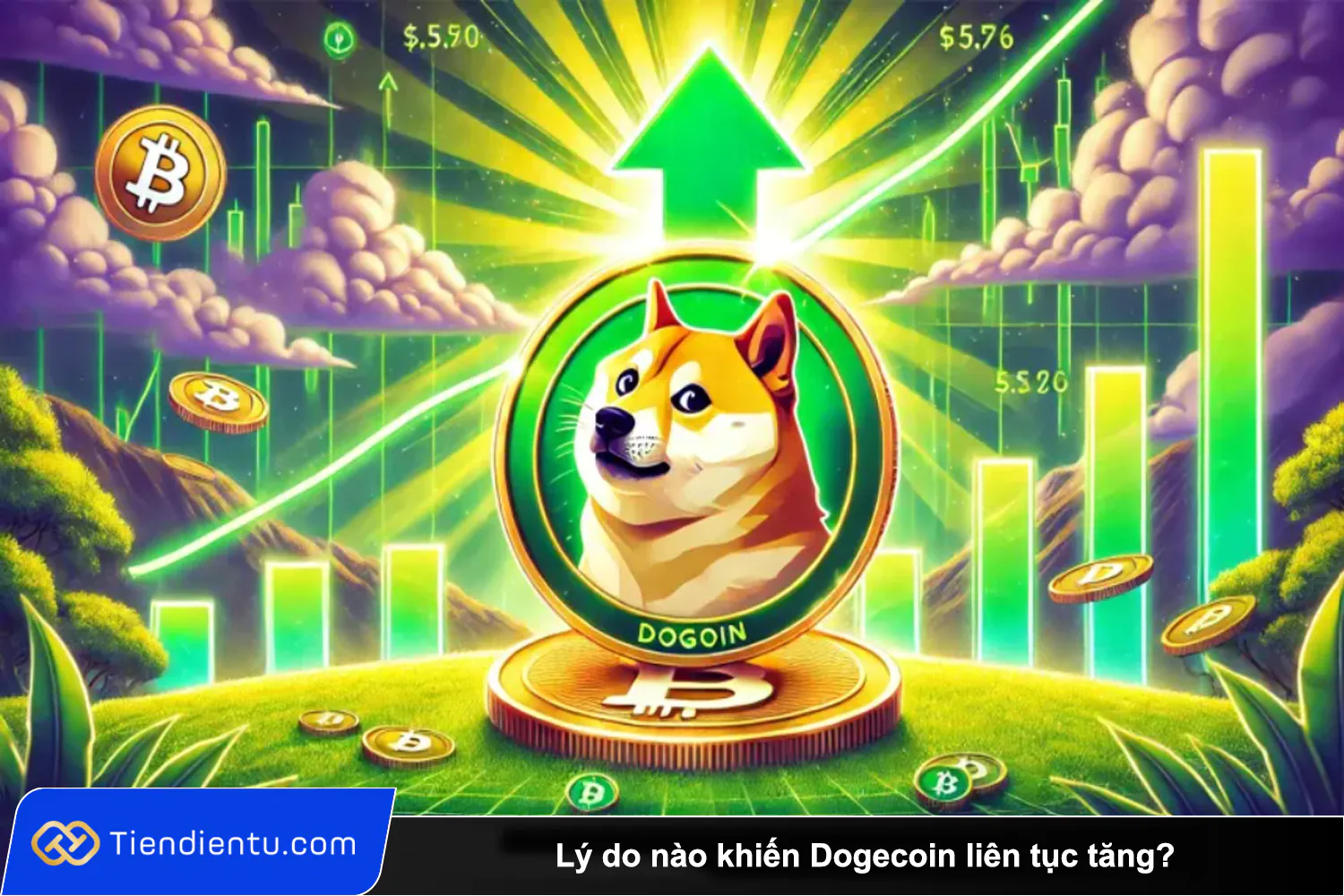 Ly do nao khien Dogecoin lien tuc tang