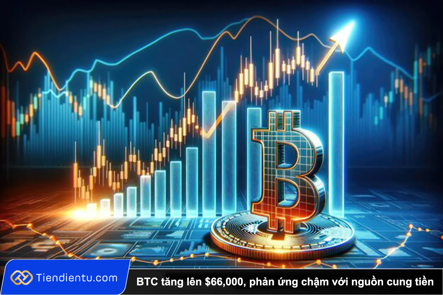 Tiendientu Bitcoin tang len 66000 phan ung cham voi nguon cung tien toan cau