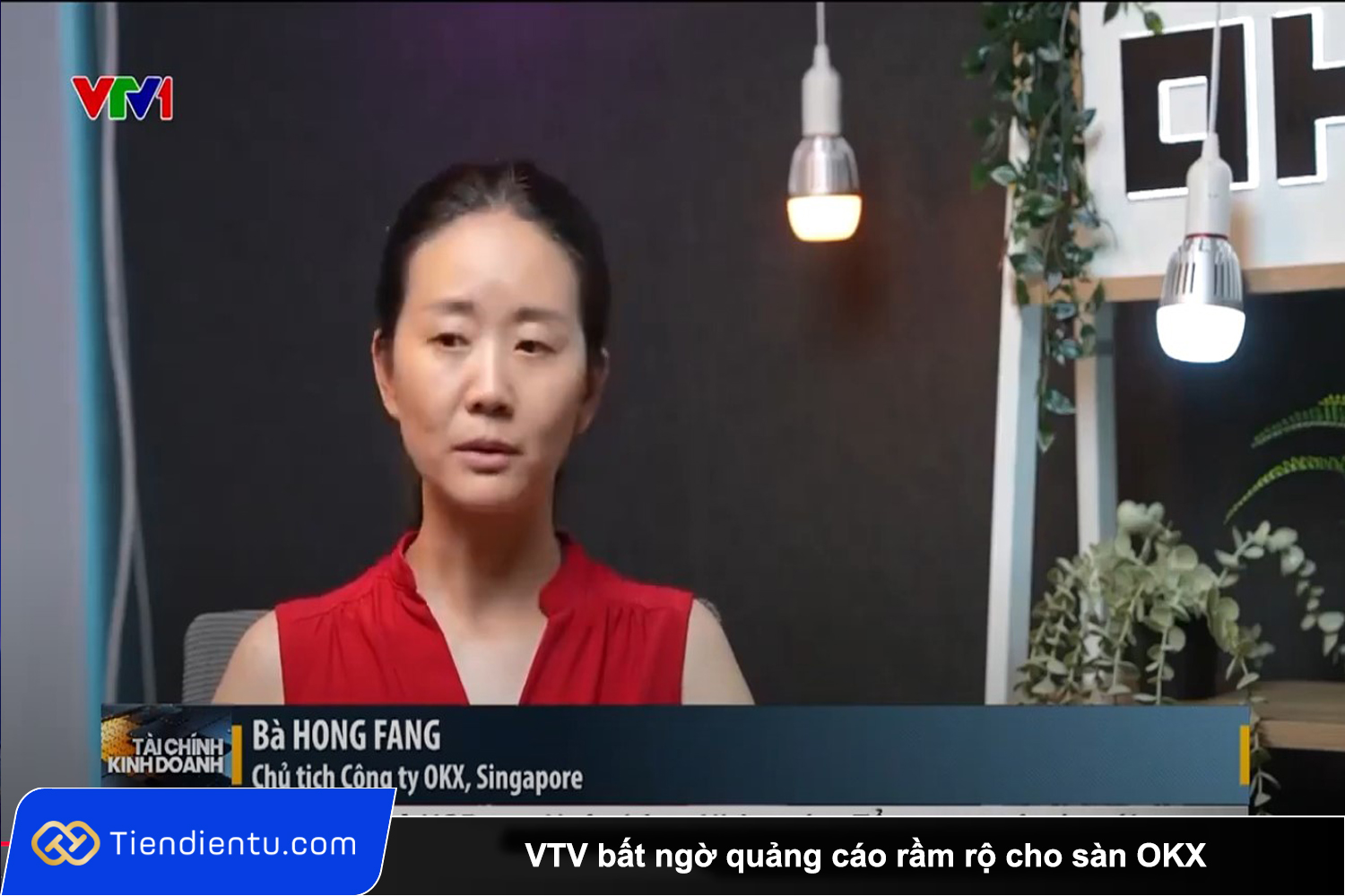 Tiendientu VTV bat ngo quang cao ram ro cho san OKX