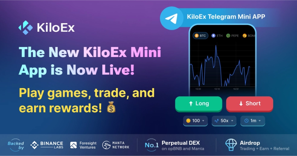 KiloEx Airdrop trên Telegram