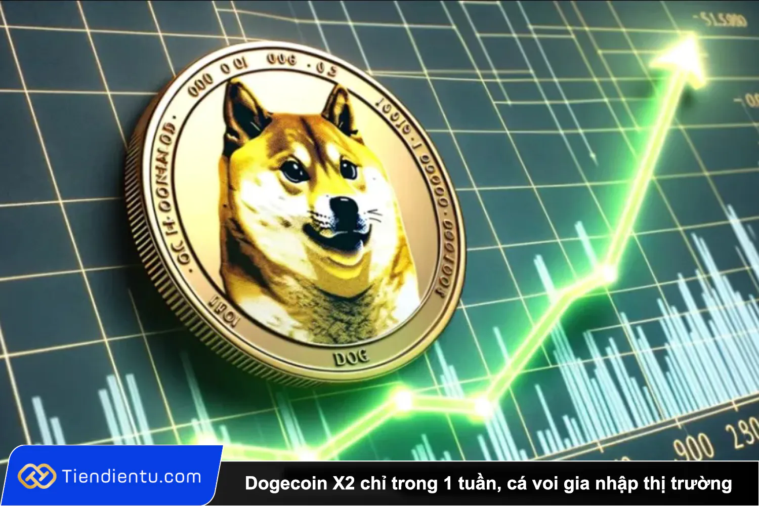 Dogecoin X2 chi trong 1 tuan ca voi gia nhap thi truong