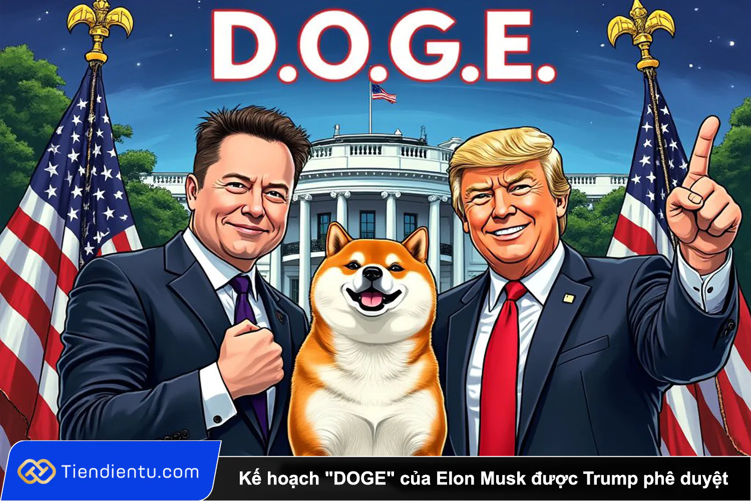 Ke hoach DOGE cua Elon Musk duoc Donald Trump phe duyet