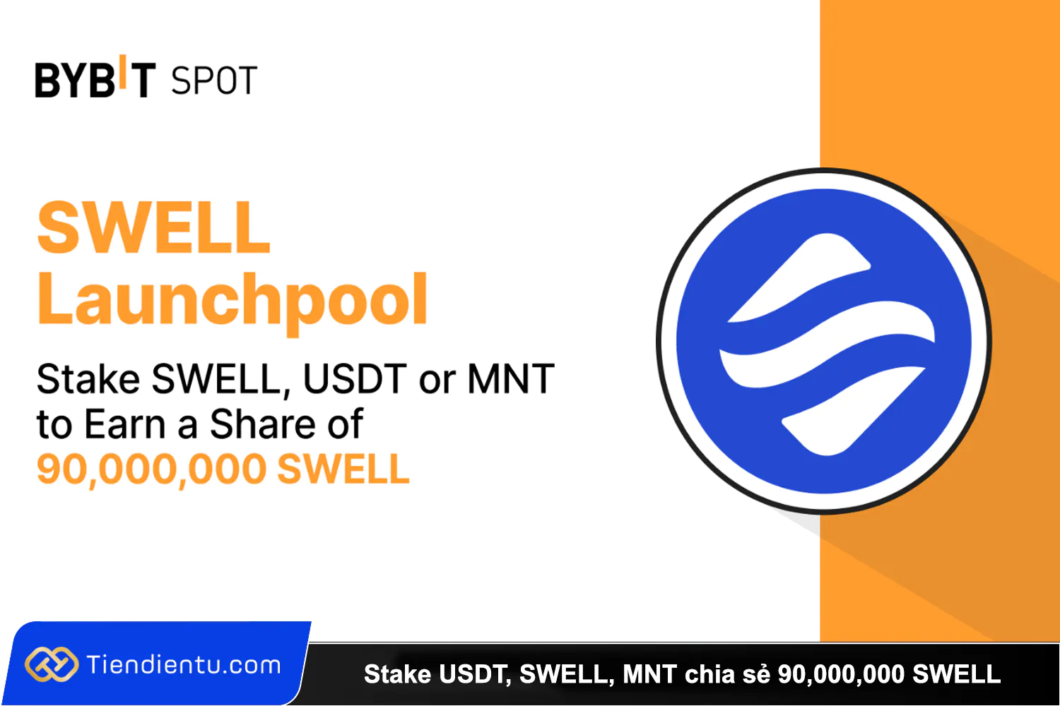 Stake USDT SWELL MNT chia se 90000000 SWELL