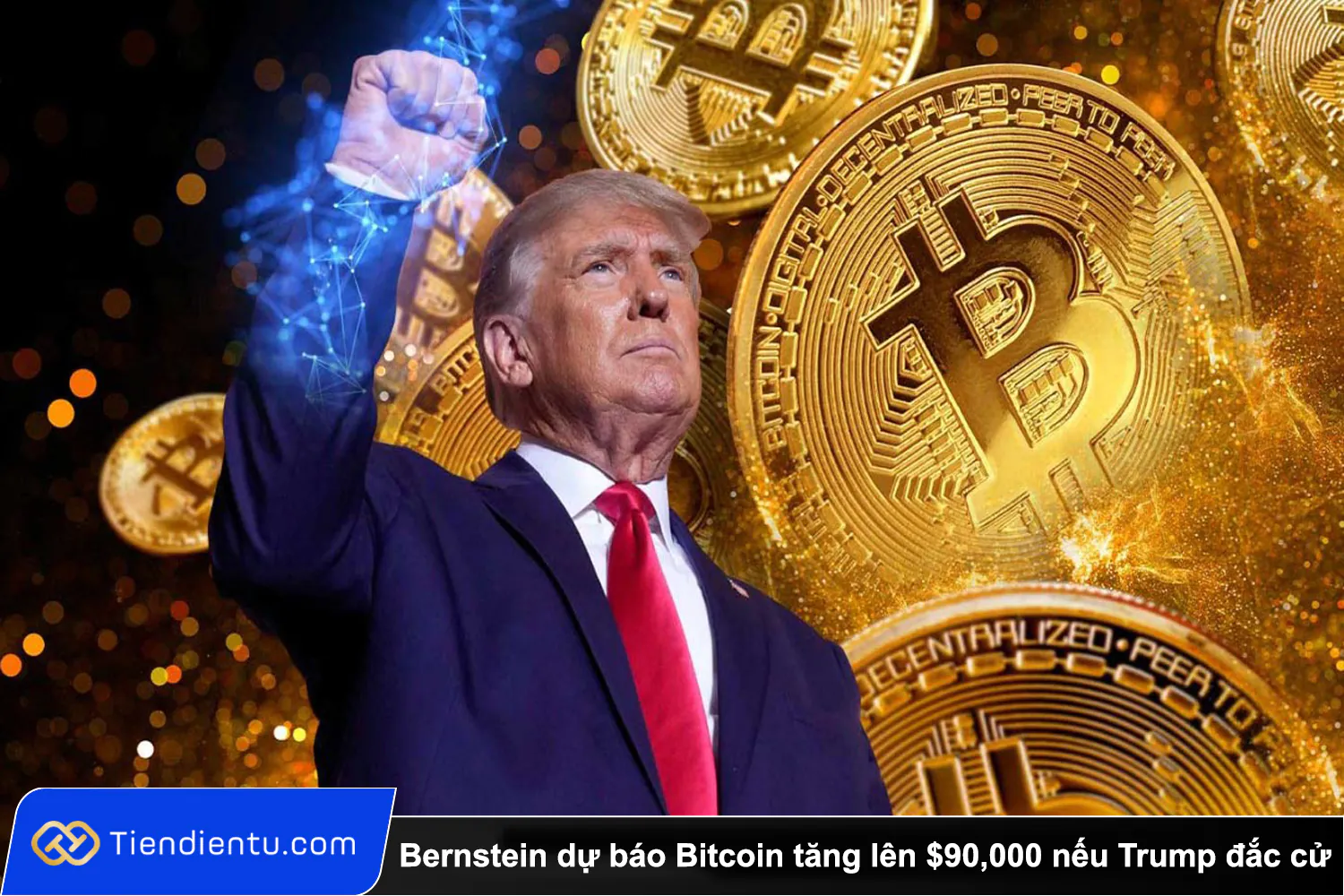 Tiendientu Bernstein du bao Bitcoin tang len 90000 neu Trump dac cu