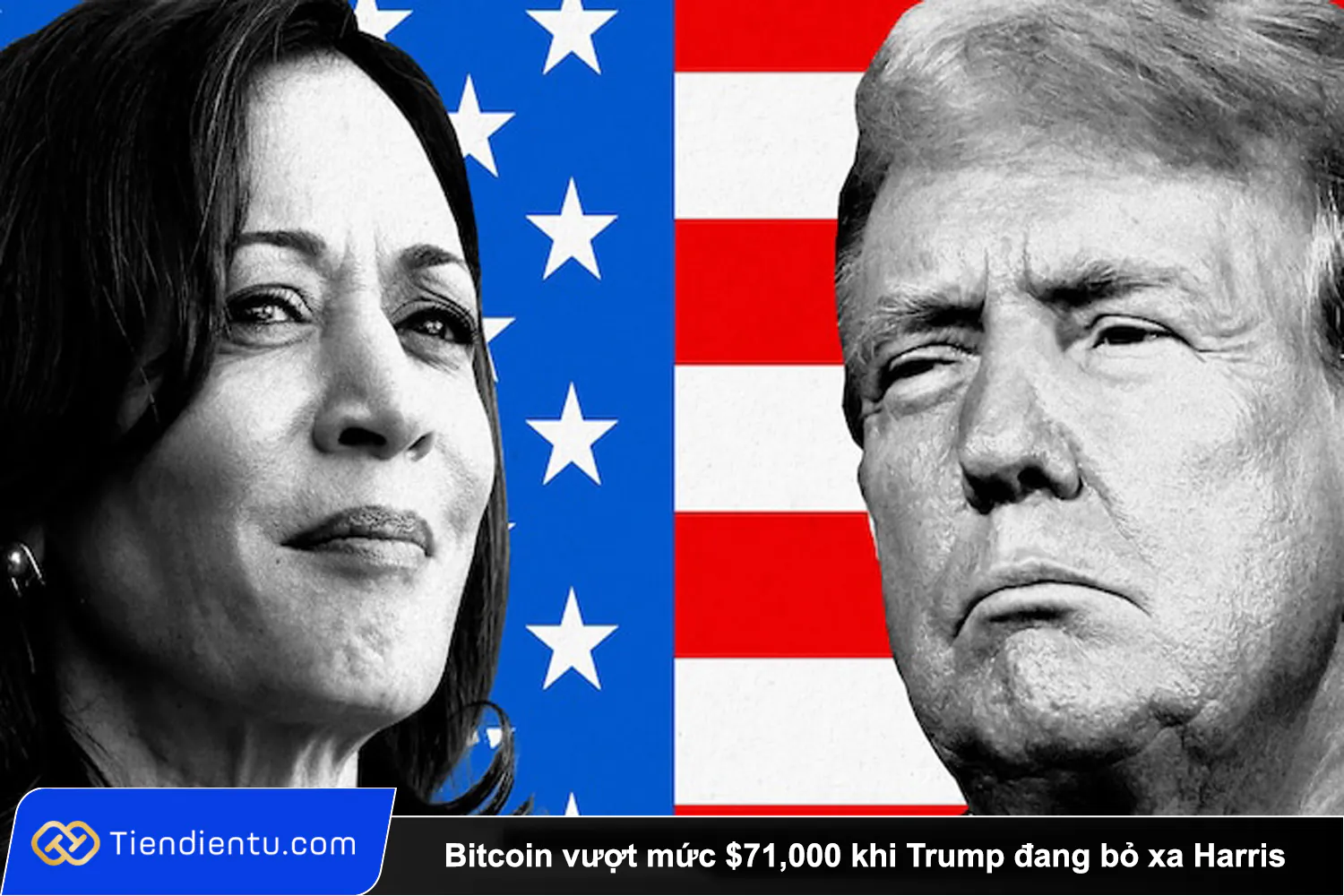 Tiendientu Bitcoin Trump vs Harris 71k