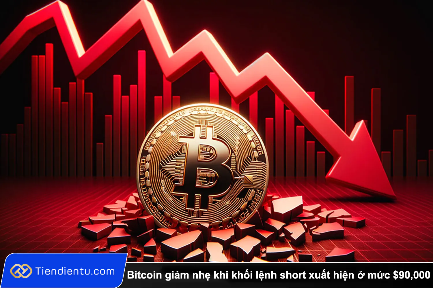 Tiendientu Bitcoin giam nhe khi khoi lenh short xuat hien o muc 90000