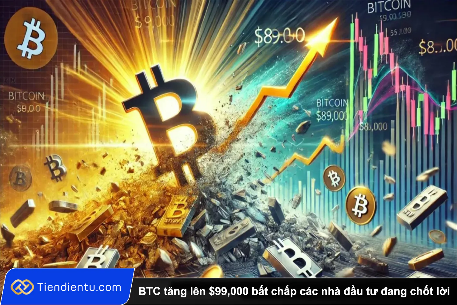 Tiendientu Bitcoin tang len 99000 bat chap cac nha dau tu dang chot loi