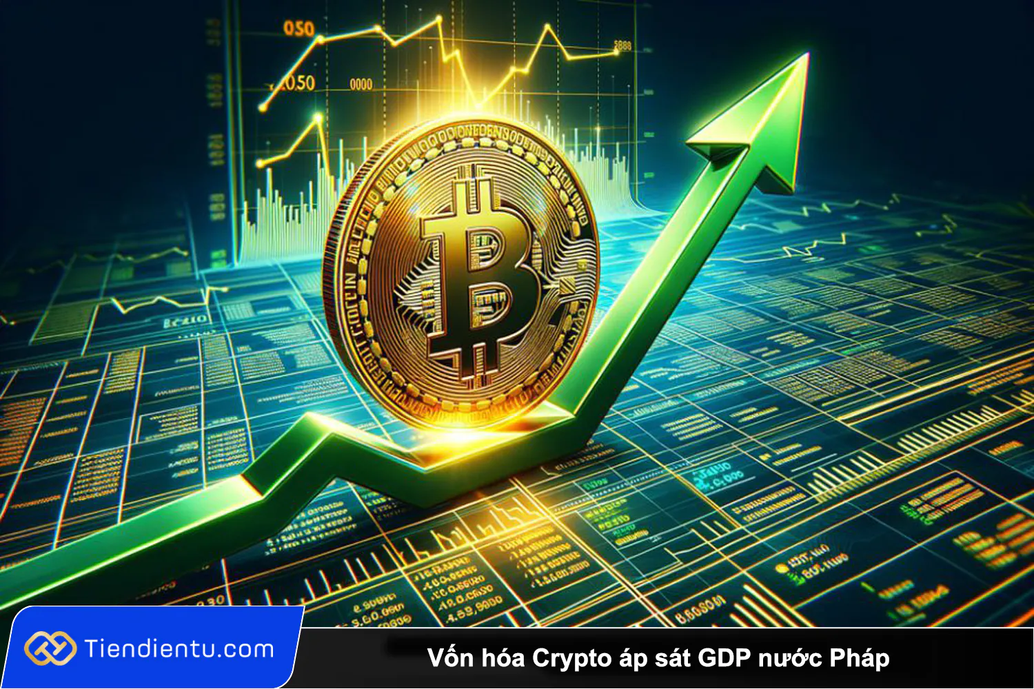 Von hoa Crypto ap sat GDP nuoc Phap va Bitcoin vuot thi truong Bac