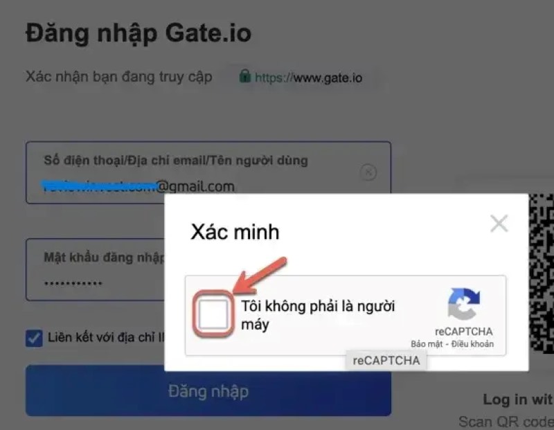 đăng ký tài khoản sàn gate