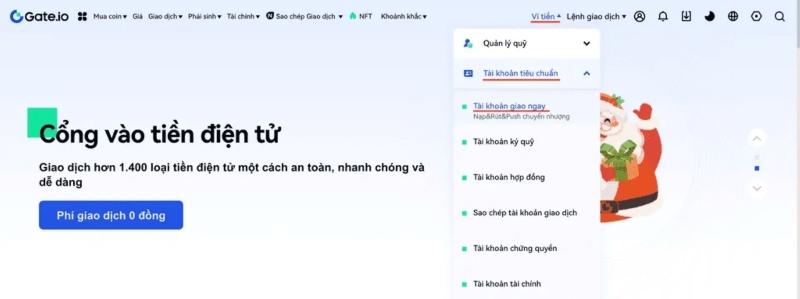 nạp tiền sàn gate trên web