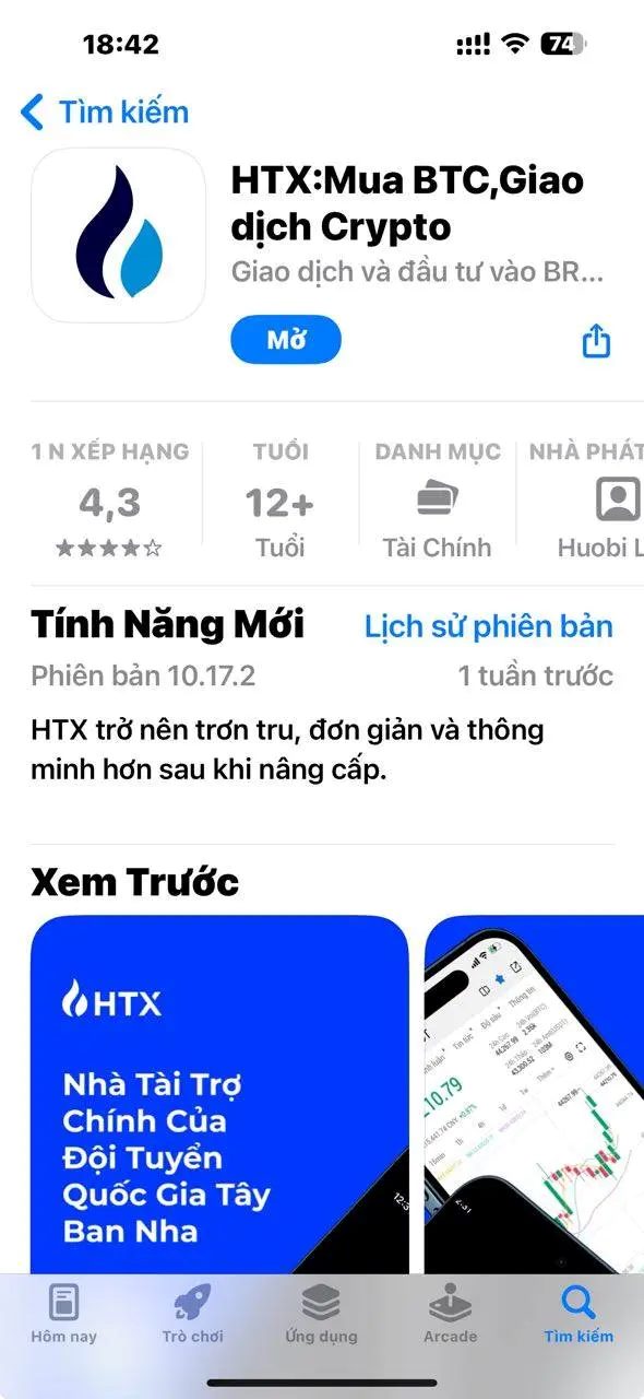 tải ứng dụng sàn huobi