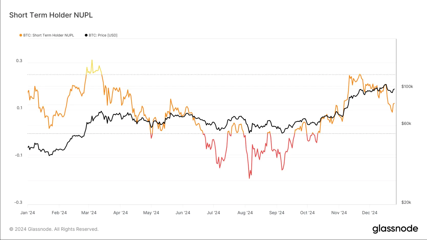 Bitcoin STH-NUPL