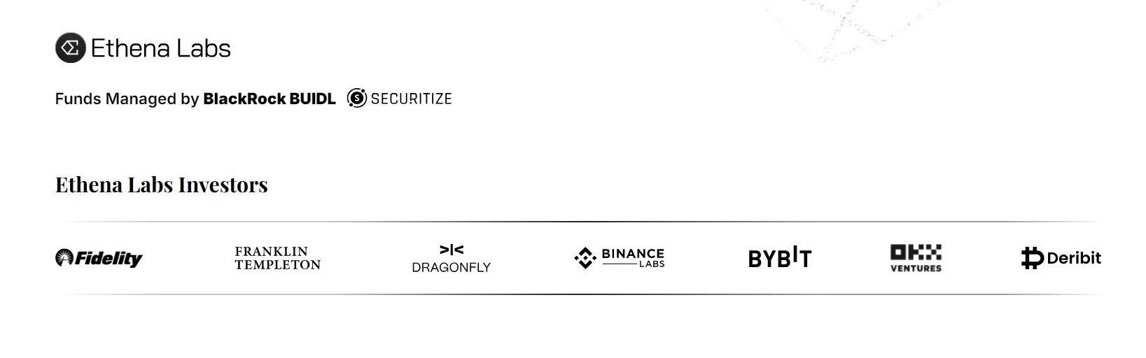 Ethena Labs được hỗ trợ bởi quỹ BUILD của BlackRock