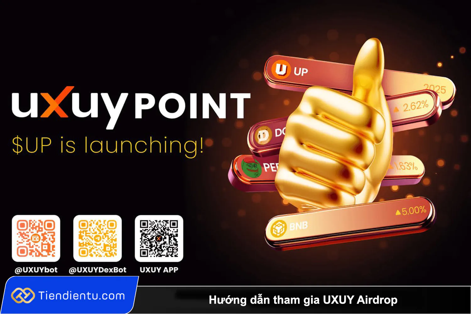 Huong dan tham gia UXUY Airdrop