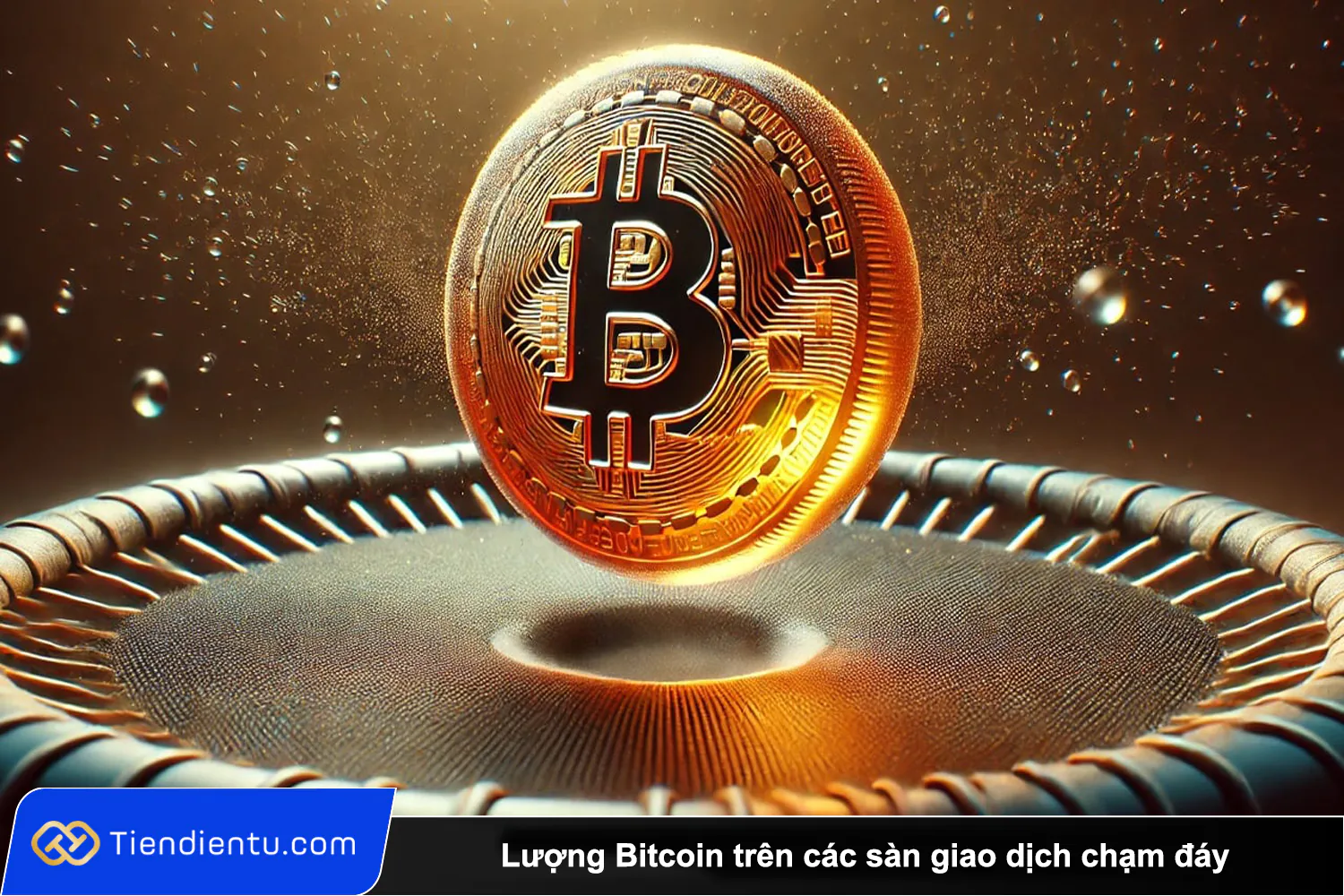 Luong Bitcoin tren cac san giao dich cham day