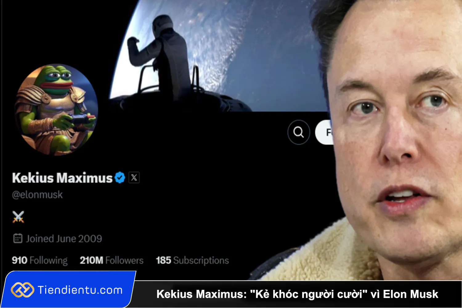 Kekius Maximus Ke khoc nguoi cuoi vi Elon Musk