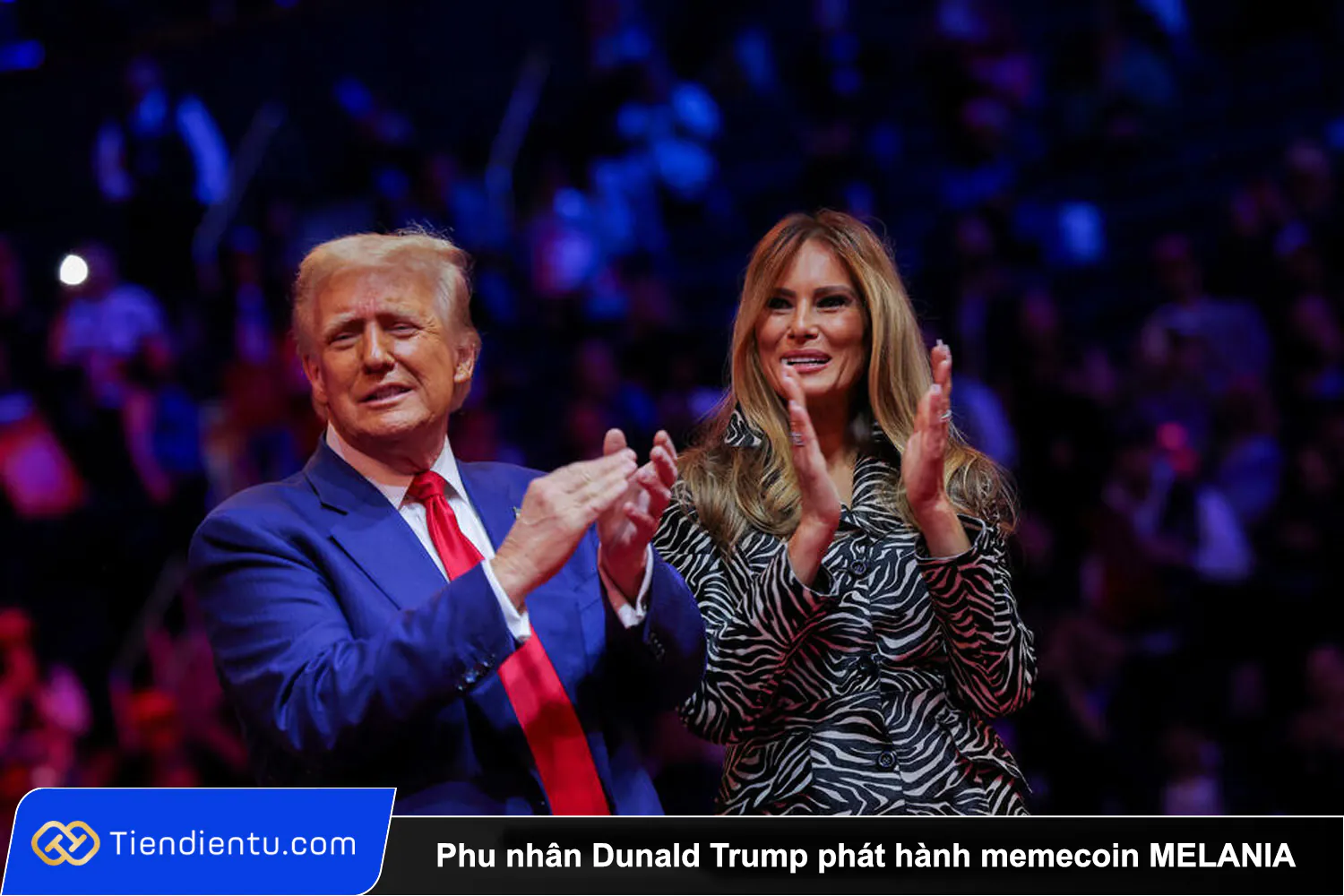 Phu nhan Dunald Trump phat hanh memecoin MELANIA 1