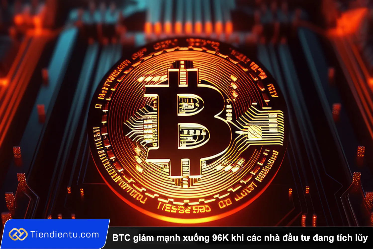 Tiendientu Bitcoin giam manh xuong 96K mac du cac nha dau tu dang tich luy