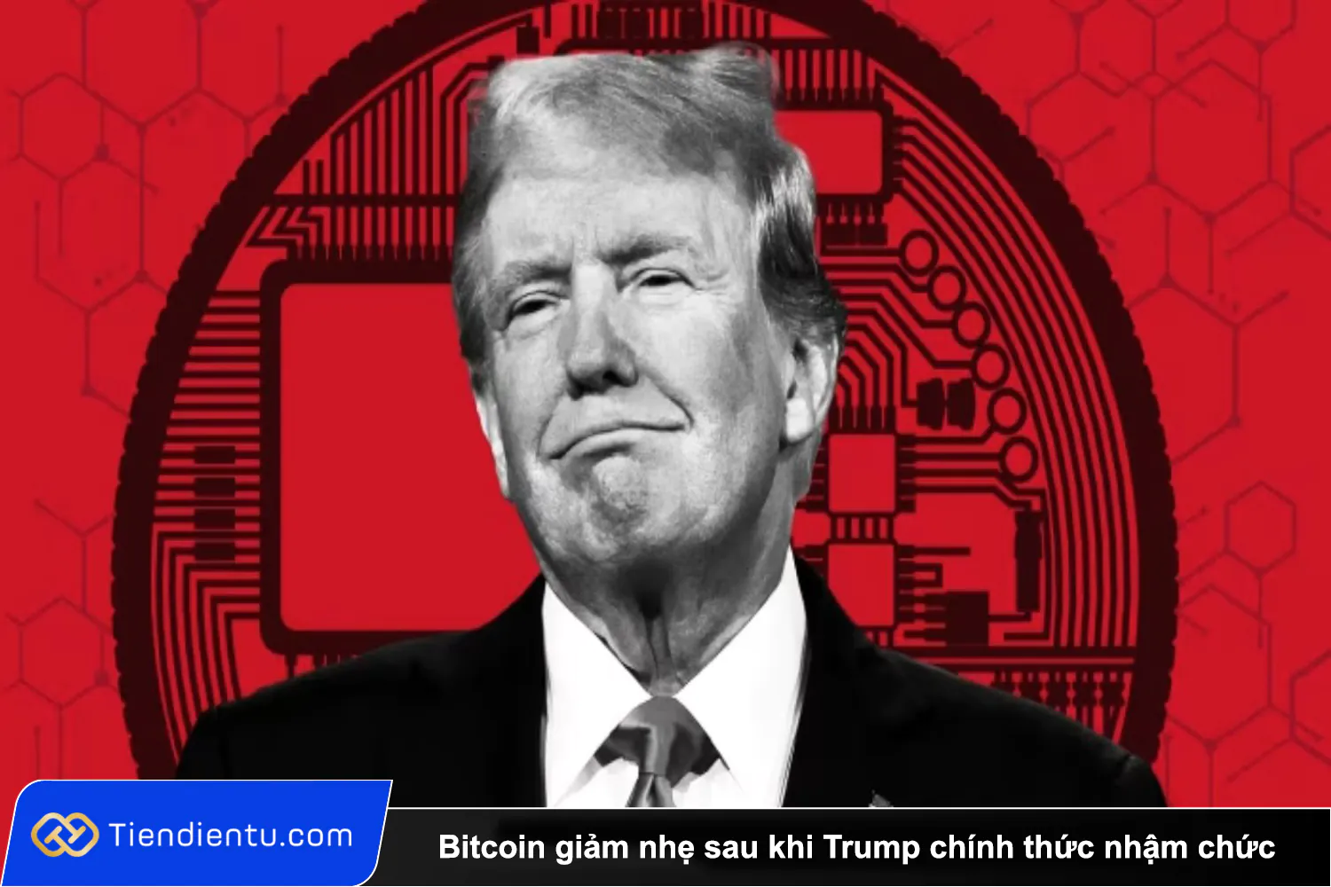 Tiendientu Bitcoin giam nhe sau khi Trump chinh thuc nham chuc