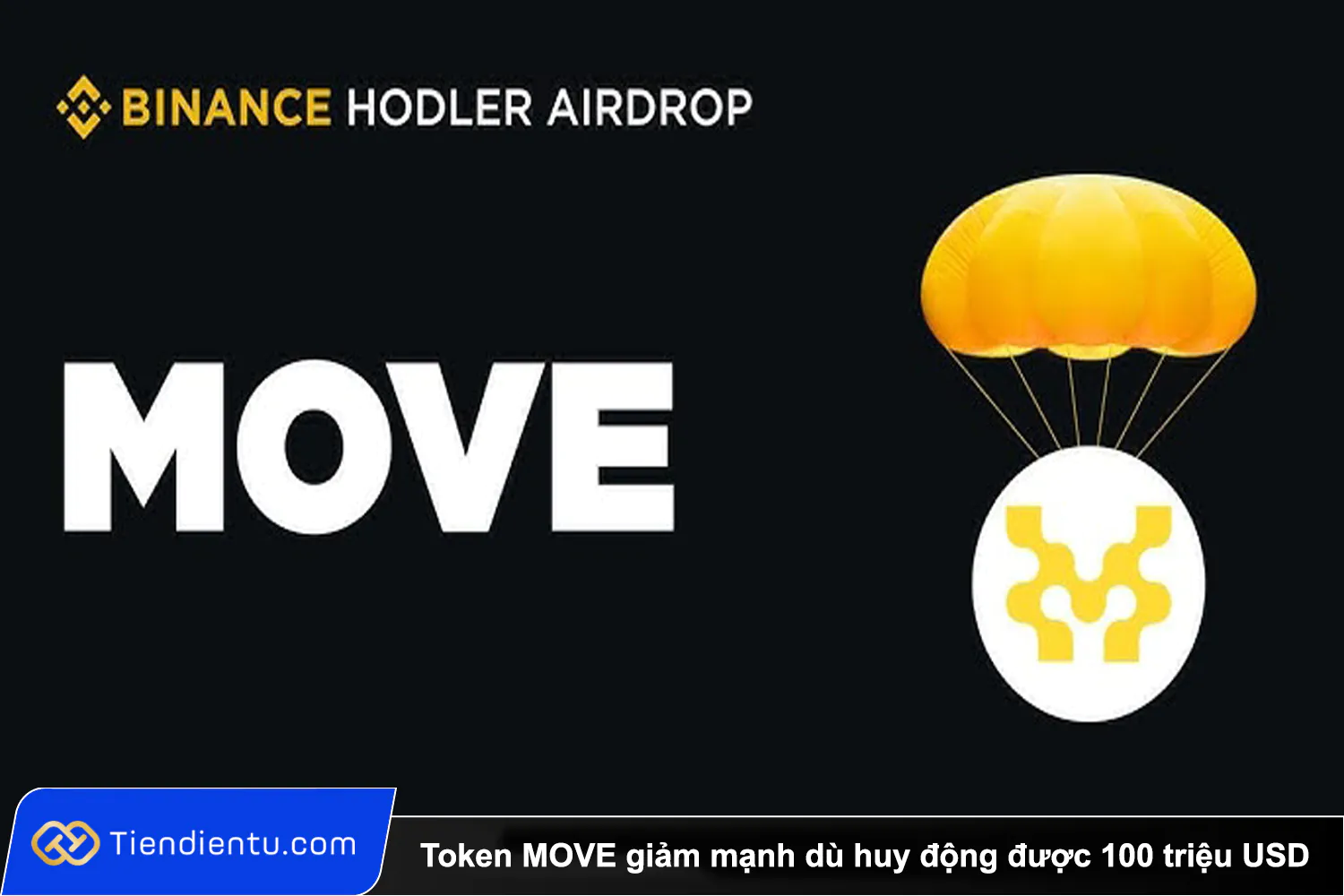 Tiendientu Token MOVE giam manh du huy dong duoc 100 trieu USD