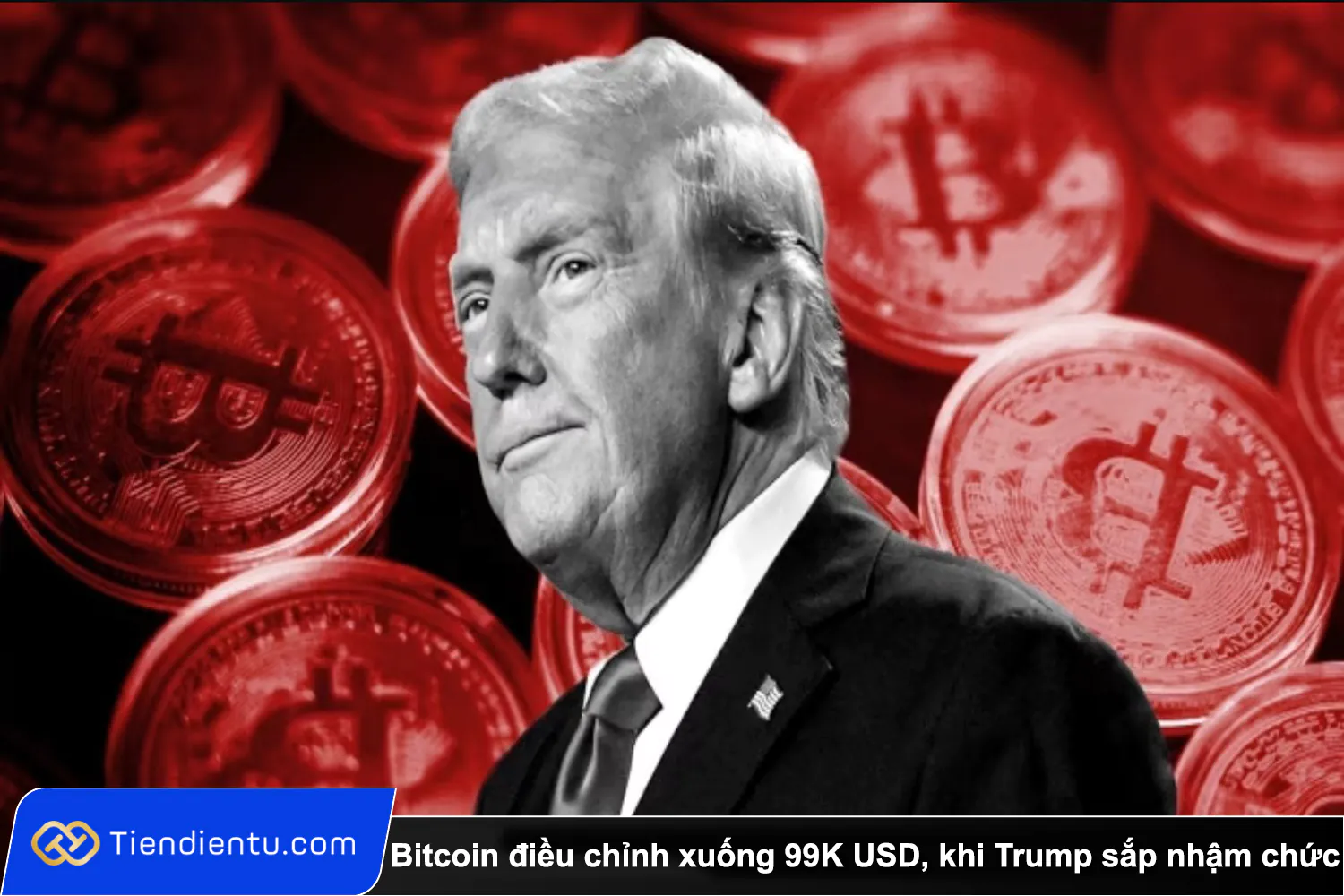 Tiendientu bitcoin giam gia Bitcoin dieu chinh xuong 99K USD khi Trump sap nham chuc