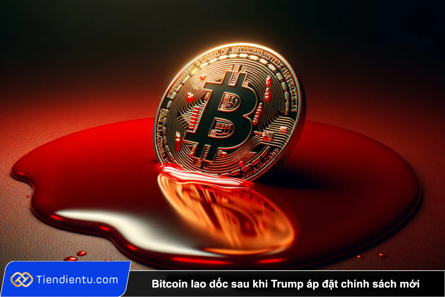 Tiendientu Bitcoin lao doc sau khi Trump ap dat chinh sach moi