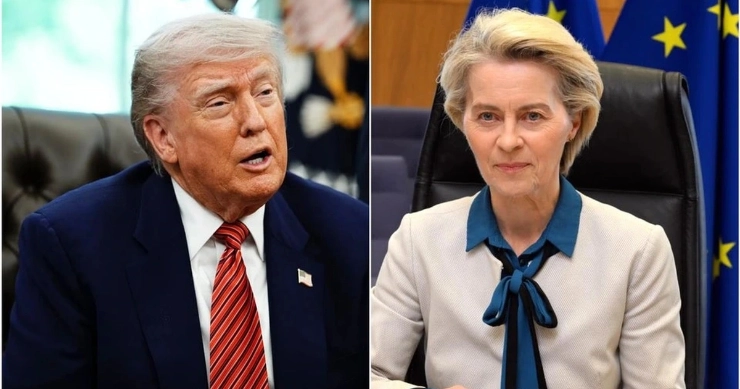 Ông Trump và bà Ursula von der Leyen