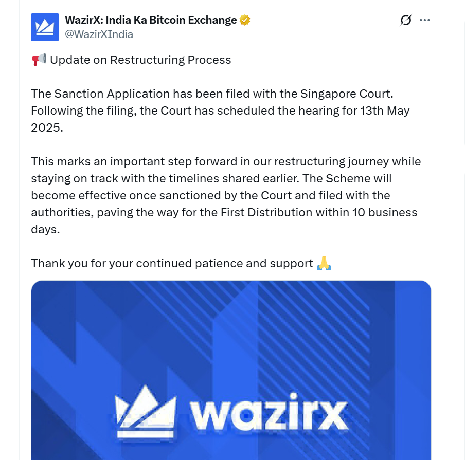 Cập nhật vụ hack WazirX