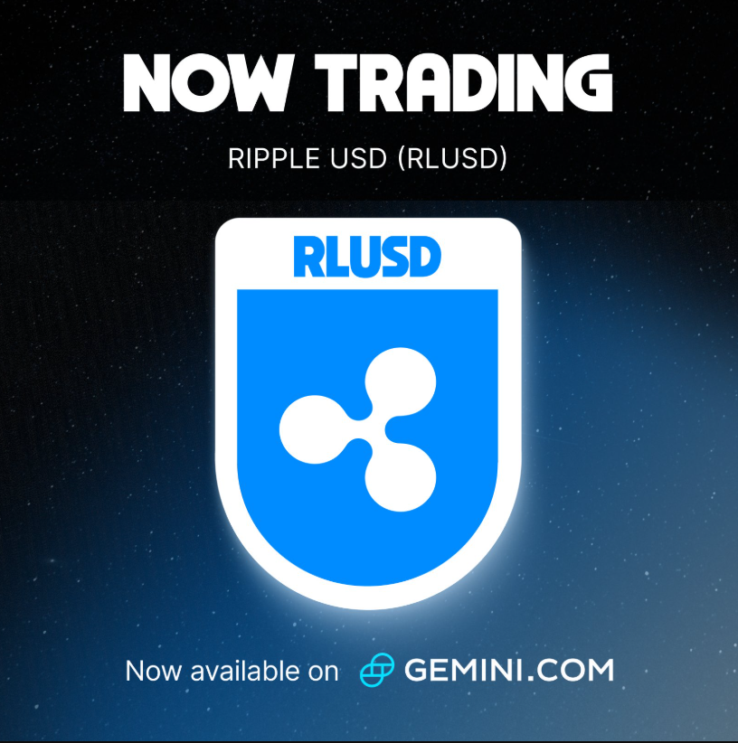 Gemini niêm yết RLUSD